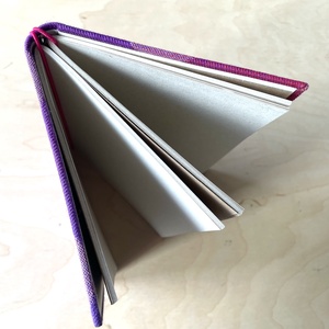 Csillagos füzettartó, füzetborító, traveller's notebook, A/5, keménytáblás, textilborítós - otthon & életmód - papír, írószer - könyv- és füzetborító - Meska.hu