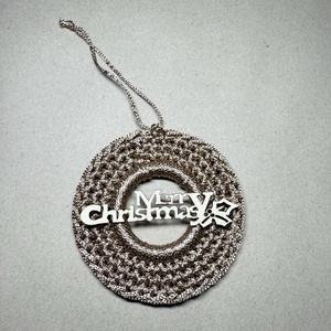 Horgolt karácsonyi dísz  - Meska.hu