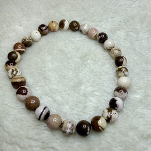 Ásvány karkötő - Cappuccino jáspis - ékszer - karkötő - ásványkarkötő - Meska.hu