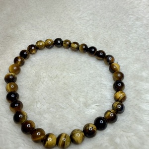 Ásvány karkötő - Tigrisszem - ékszer - karkötő - ásványkarkötő - Meska.hu