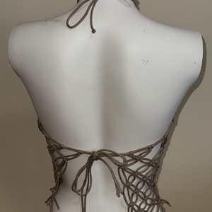 Makramé felső - Fairy Weave - ruha & divat - női ruha - póló, felső - Meska.hu