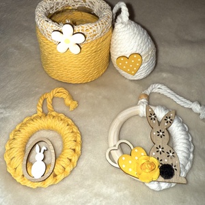 Sárga húsvéti csomag, Otthon & Életmód, Dekoráció, Húsvéti asztaldíszek, , MESKA