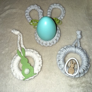 Nyuszi csomag - otthon & életmód - dekoráció - húsvéti asztaldíszek - Meska.hu