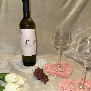 Szív pohár alátét - otthon & életmód - konyhafelszerelés, tálalás - tálalás - tányér- és poháralátét - Meska.hu