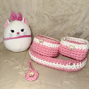 Babás kosárcsomag, Baba - mama, Pelenkázó, babafürdető kellékek, Pelenkázó neszeszer, pelenkatartó, , MESKA