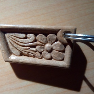 Egyedi, faragott kulcstartó , Táska & Tok, Kulcstartó & Táskadísz, Kulcstartó, Famegmunkálás, MESKA