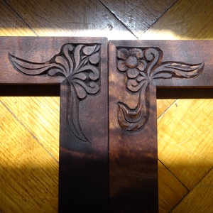 2 db faragott képkeret - kellékek & szerszámok - hobby fa alapanyag - képkeret - Meska.hu