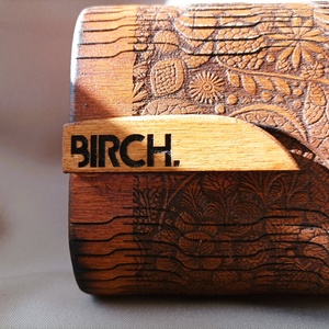BIRCH. LIORA nyírfa táska, Táska & Tok, Kézitáska & válltáska, Alkalmi táska, Famegmunkálás, Gravírozás, pirográfia, MESKA