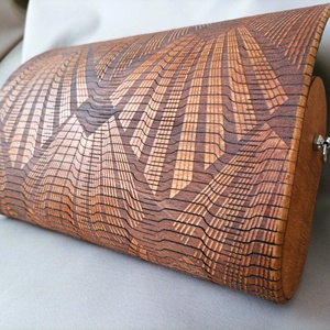 BIRCH. ART DECO nyírfa táska - táska & tok - kézitáska & válltáska - alkalmi táska - Meska.hu