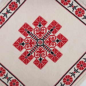 Tiszavidéki, beregi keresztszemes hímzett kisterítő és bortartó szett (5.) - otthon & életmód - konyhafelszerelés, tálalás - tálalás - tálalás - Meska.hu