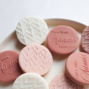 Kekszpecsét levél mintával - kellékek & szerszámok - díszíthető tárgyak - kerámia - Meska.hu