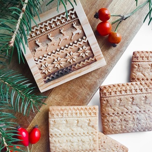 Csúnya pulcsi - Karácsonyi mézeskalács kekszpecsét, Otthon & Életmód, Konyhafelszerelés, tálalás, Sütés, főzés, Sütidísz, , MESKA