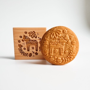 Dala ló virággal - Karácsonyi mézeskalács kekszpecsét folklór skandináv mintával, Otthon & Életmód, Konyhafelszerelés, tálalás, Sütés, főzés, Sütidísz, , MESKA