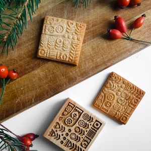 Folklór galamb - Karácsonyi mézeskalács kekszpecsét - otthon & életmód - konyhafelszerelés, tálalás - sütés, főzés - sütidísz - Meska.hu