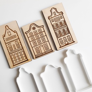 Mézeskalács ház készítő szett  Dutch, Otthon & Életmód, Konyhafelszerelés, tálalás, Sütés, főzés, Sütidísz, , MESKA