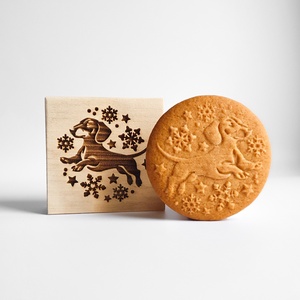 Tacskó karácsony - Mézeskalács és spekulatius sütipecsét, Otthon & Életmód, Konyhafelszerelés, tálalás, Sütés, főzés, Sütidísz, , MESKA