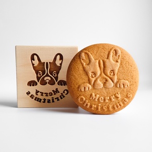 Francia bulldog sütipecsét - Mézeskalácshoz és spekulatius kekszhez, Otthon & Életmód, Konyhafelszerelés, tálalás, Sütés, főzés, Sütidísz, , MESKA