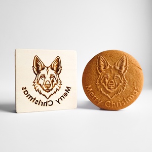 Németjuhász sütipecsét - Mézeskalácshoz és spekulatius kekszhez - otthon & életmód - konyhafelszerelés, tálalás - sütés, főzés - sütidísz - Meska.hu