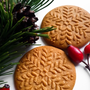 Levél csillag sütipecsét - Mézeskalácshoz és spekulatius kekszhez - Meska.hu