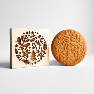 Sütipecsét karácsonyi mintákkal - Mézeskalácshoz és spekulatius kekszhez - otthon & életmód - konyhafelszerelés, tálalás - sütés, főzés - sütidísz - Meska.hu