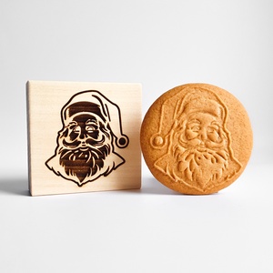 Télapó, Mikulás mintás sütipecsét- Mézeskalácshoz és spekulatius kekszhez - otthon & életmód - konyhafelszerelés, tálalás - sütés, főzés - sütidísz - Meska.hu