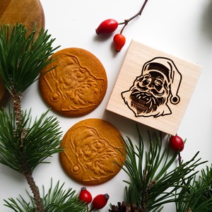 Télapó, Mikulás mintás sütipecsét- Mézeskalácshoz és spekulatius kekszhez - otthon & életmód - konyhafelszerelés, tálalás - sütés, főzés - sütidísz - Meska.hu