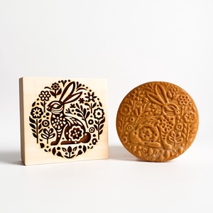 Húsvéti nyulas sütipecsét - Linzerhez, mézeskalácshoz, spekulatius kekszhez - otthon & életmód - konyhafelszerelés, tálalás - sütés, főzés - sütidísz - Meska.hu