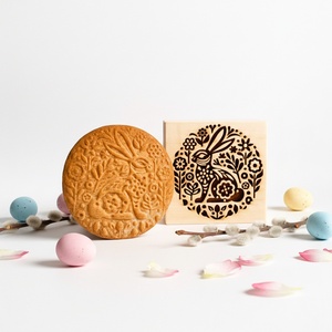 Húsvéti nyulas sütipecsét - Linzerhez, mézeskalácshoz, spekulatius kekszhez - otthon & életmód - konyhafelszerelés, tálalás - sütés, főzés - sütidísz - Meska.hu