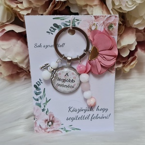 Legjobb óvónéni feliratos kulcstartó - Meska.hu