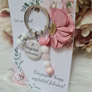 Legjobb óvónéni feliratos kulcstartó - táska & tok - kulcstartó & táskadísz - kulcstartó - Meska.hu