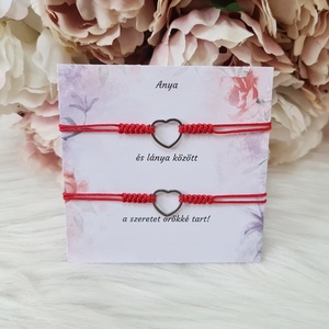 Anya lánya karkötő szett kísérőkártyával - Meska.hu