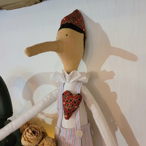 Pinokkio Péter - játék & sport - plüssállat & játékfigura - manó - Meska.hu