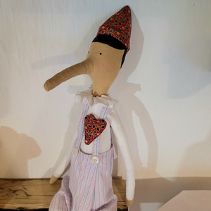 Pinokkio Péter - játék & sport - plüssállat & játékfigura - manó - Meska.hu