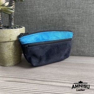 Sötétkék - kék kettő cipzáras kulcstartó B6013 - táska & tok - kulcstartó & táskadísz - kulcstartó - Meska.hu