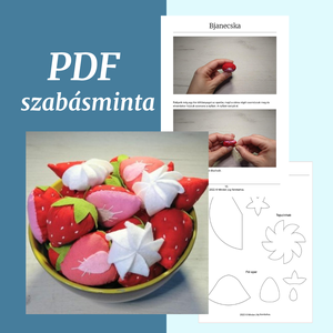 Édes Épersaláta Varróminta PDF - Gyerekjáték Készítéshez - diy (csináld magad) - szabásminta, útmutató - varrás minták - Meska.hu
