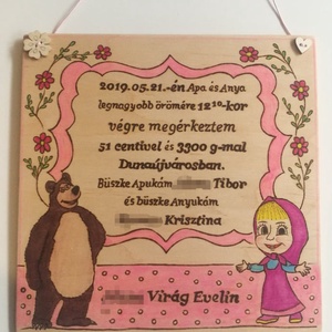 Baba emlékőrző tábla - otthon & lakás - dekoráció - falra akasztható dekor - Meska.hu Baba emlékőrző tábla - otthon & lakás - dekoráció - falra akasztható dekor - Meska.hu