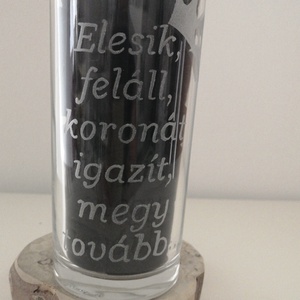 Gravírozott pohár  - Meska.hu