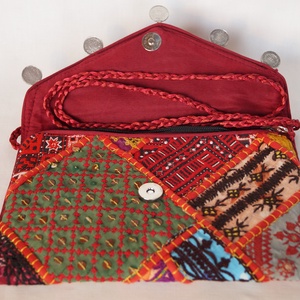 Boríték táska, kézzel hímzett, patchwork válltáska, kézitáska 6. - táska & tok - kézitáska & válltáska - válltáska - Meska.hu