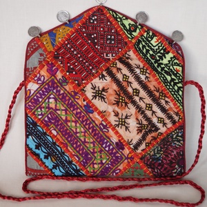Boríték táska, kézzel hímzett, patchwork válltáska, kézitáska 6. - táska & tok - kézitáska & válltáska - válltáska - Meska.hu