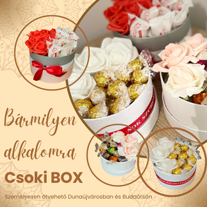 Csokoládé box - otthon & életmód - dekoráció - virágdísz és tartó - csokor & virágdísz - Meska.hu