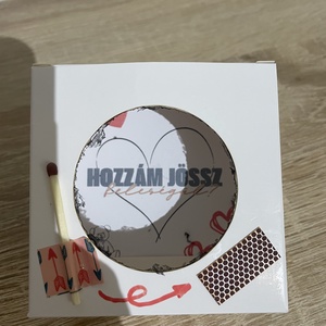 Különleges meggyújtható ajándék kísérő doboz - otthon & életmód - papír, írószer - ajándékozás kellékei - ajándékkísérő - Meska.hu