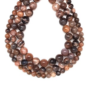 Holdkő fekete golyó 6-7mm  ékszerkészítő alapanyag (füzér), Kellékek & szerszámok, Ásvány alapanyag, Ásványfüzér, , MESKA