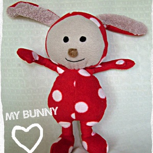Bella - Puha nyuszi - Bunny softie -  - Meska.hu