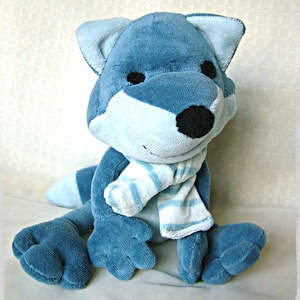 Poli a sarki kékróka - Poli the polar blue fox - játék & sport - plüssállat & játékfigura - róka - Meska.hu