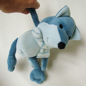 Poli a sarki kékróka - Poli the polar blue fox - játék & sport - plüssállat & játékfigura - róka - Meska.hu