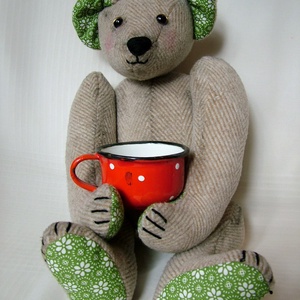Mesi a mackólány, teddybear - Meska.hu