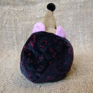 rózsaszín fülű meggymagos babzsák süni (Beanbag hedgehog) - játék & sport - plüssállat & játékfigura - süni - Meska.hu