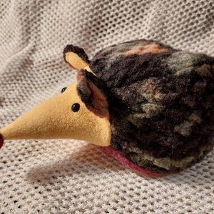 Sárga meggymagos babzsák süni (Beanbag hedgehog), Játék & Sport, Plüssállat & Játékfigura, Süni, Baba-és bábkészítés, Varrás, MESKA