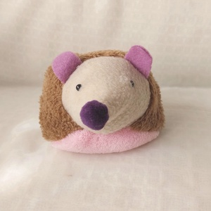Rózsaszín hasú meggymagos babzsák süni (Beanbag hedgehog) - játék & sport - plüssállat & játékfigura - süni - Meska.hu