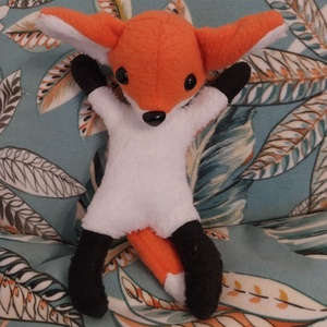 Rókakölyök 1.- cute fox cub - játék & sport - plüssállat & játékfigura - róka - Meska.hu